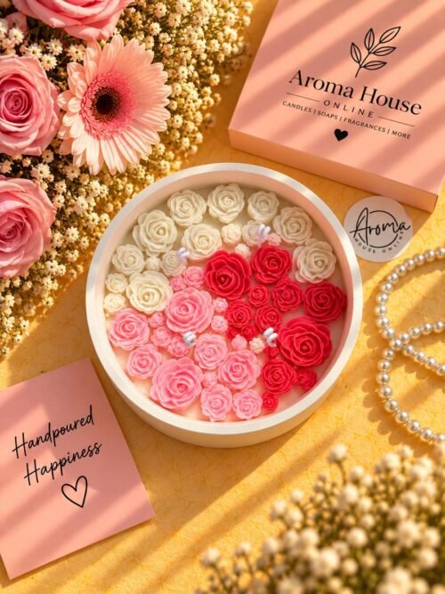 Rose Bowl Jar Candle