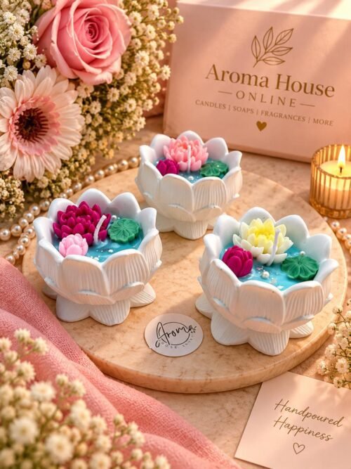 Lotus Pond Lotus Jar Candle