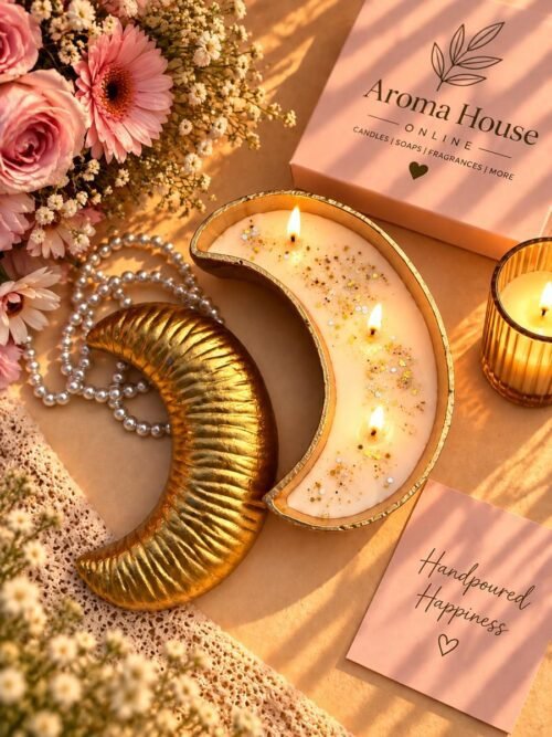 Kaju Shape Urli Candle