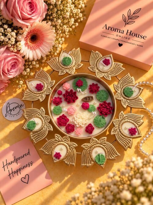 Lotus Pond Urli Candle