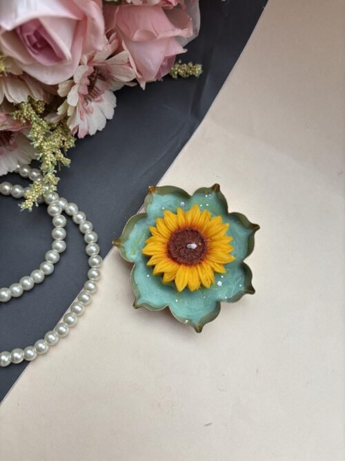 Sunflower Urli Candle 3.5 Inch