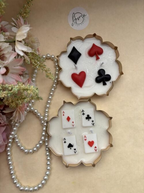 Poker Theme Urli Candle Combo