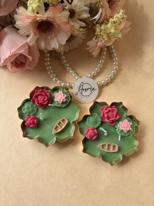 Lotus Pond Urli Candle