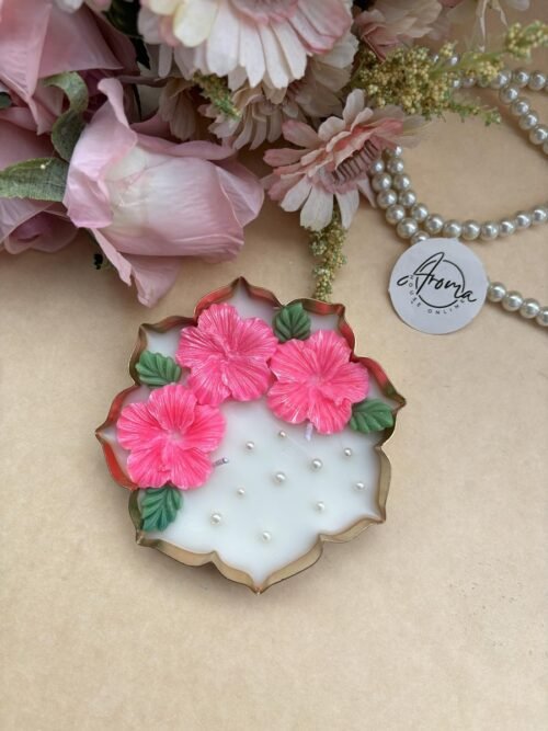Hibiscus Flower Urli Candle