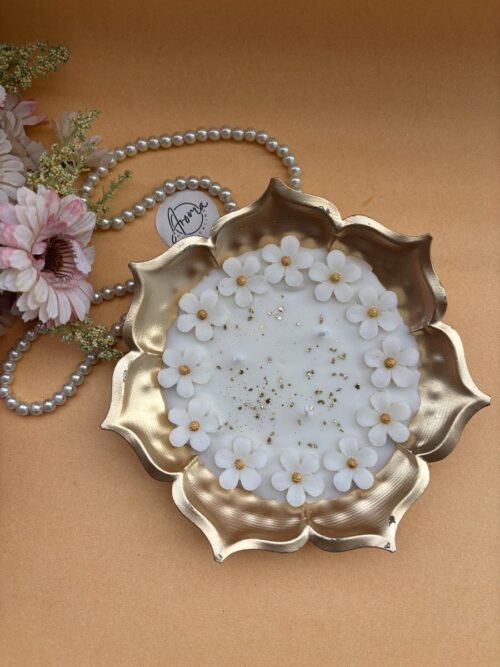 Lotus Shape Urli Candle