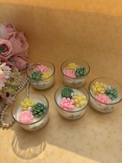 Succulent Jar Candle