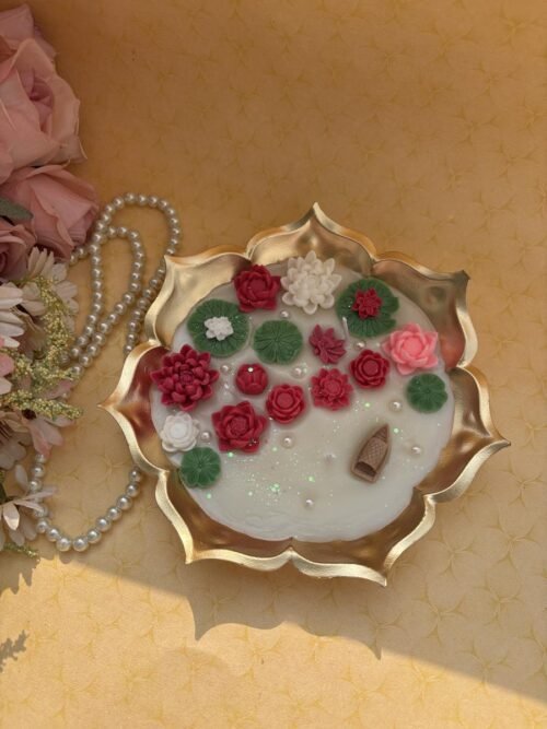 Lotus Pond Urli Candle