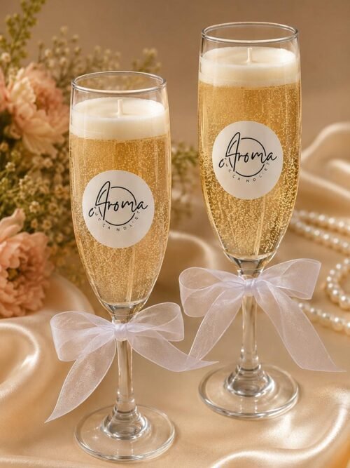 Champagne Candle