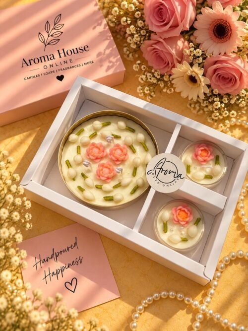 Mogra Buds Urli Candle Hamper