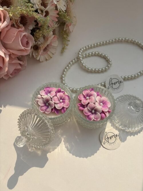 Plumeria Lining Jar Candle