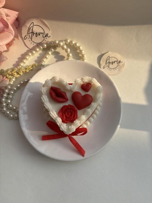 Heart Korean Cake Candle