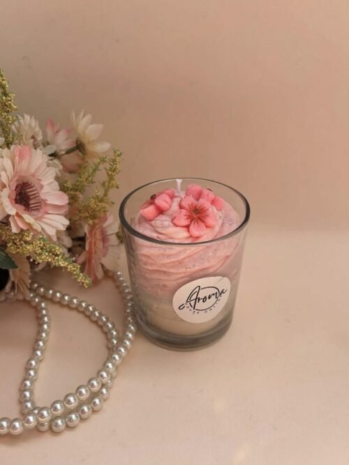 Cherry Blossom Dessert Jar Candle