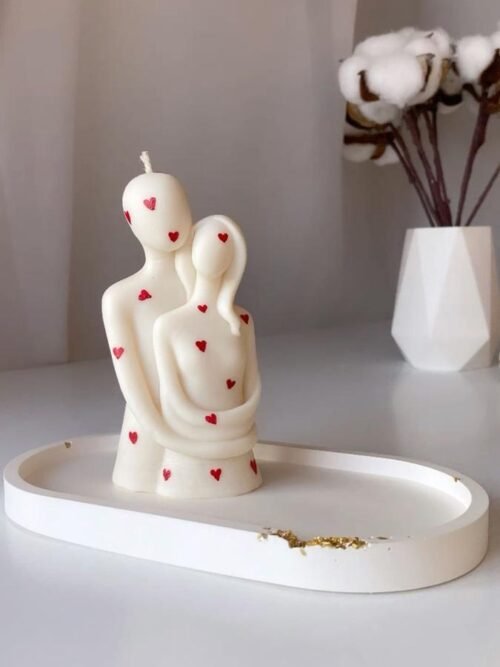 Couple Hug Candle