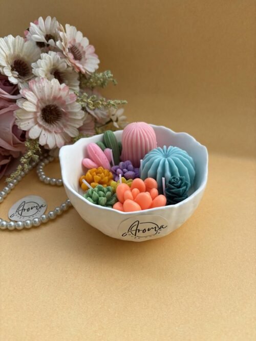 Succulent Bowl Candle