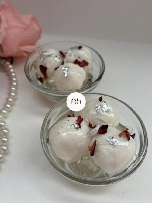 White Rasgulla Candle