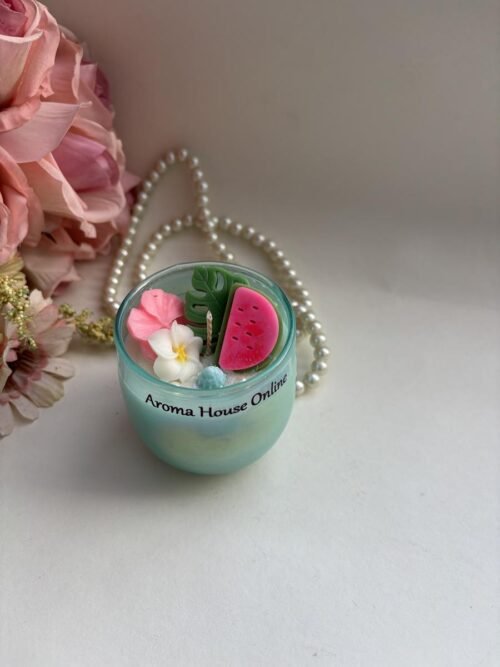 Summer Tropical Holo Jar Candle