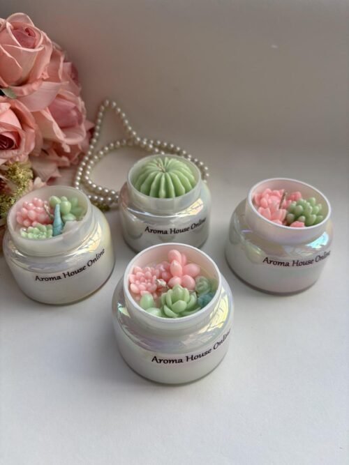 Succulent Holo Jar Candle