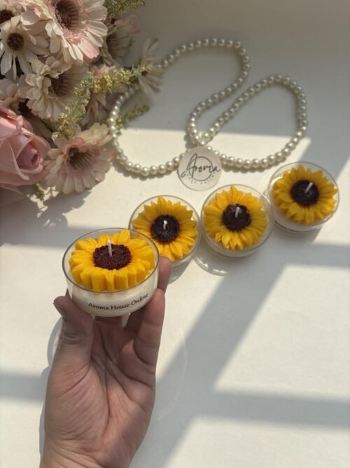 Sunflower Tealight Candle (Jumbo)