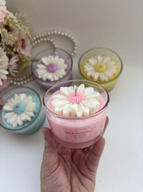 Daisy Jar Candle