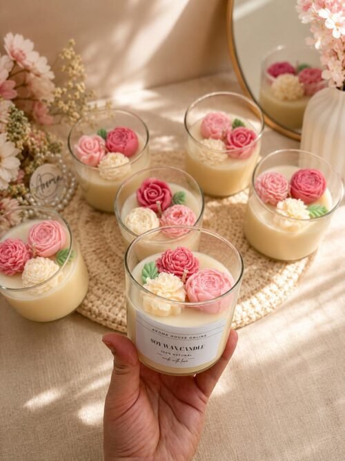 Flower Garden Jar Candle