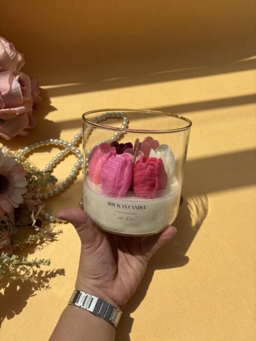 Tulip Garden Jar Candle