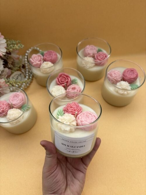 Flower Garden Jar Candle