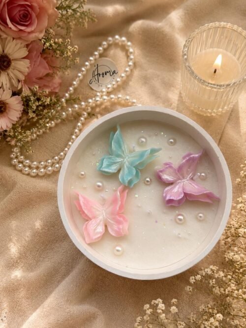 Butterfly Garden Candle