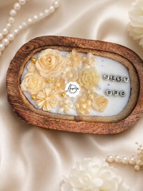 Wooden Boat Custom Candle