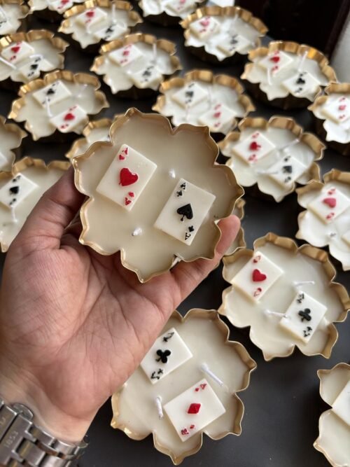 Poker Theme Urli Candle