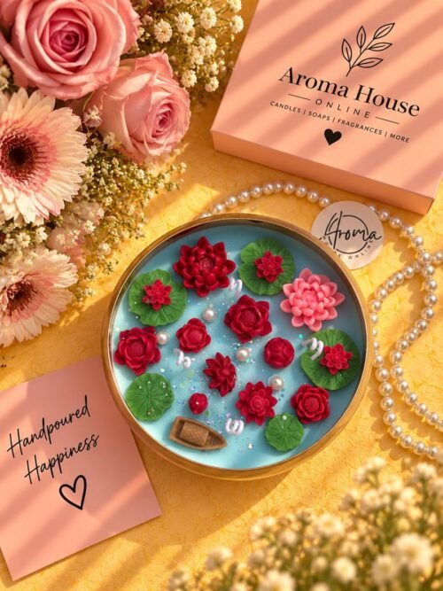 Lotus Pond Urli Candle