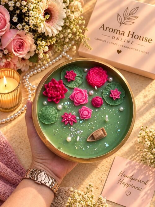 Lotus Pond Urli Candle