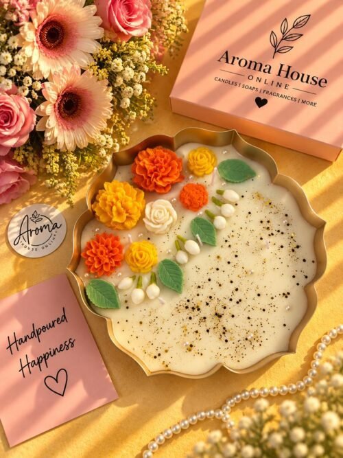 Marigold Thaal Urli Candle